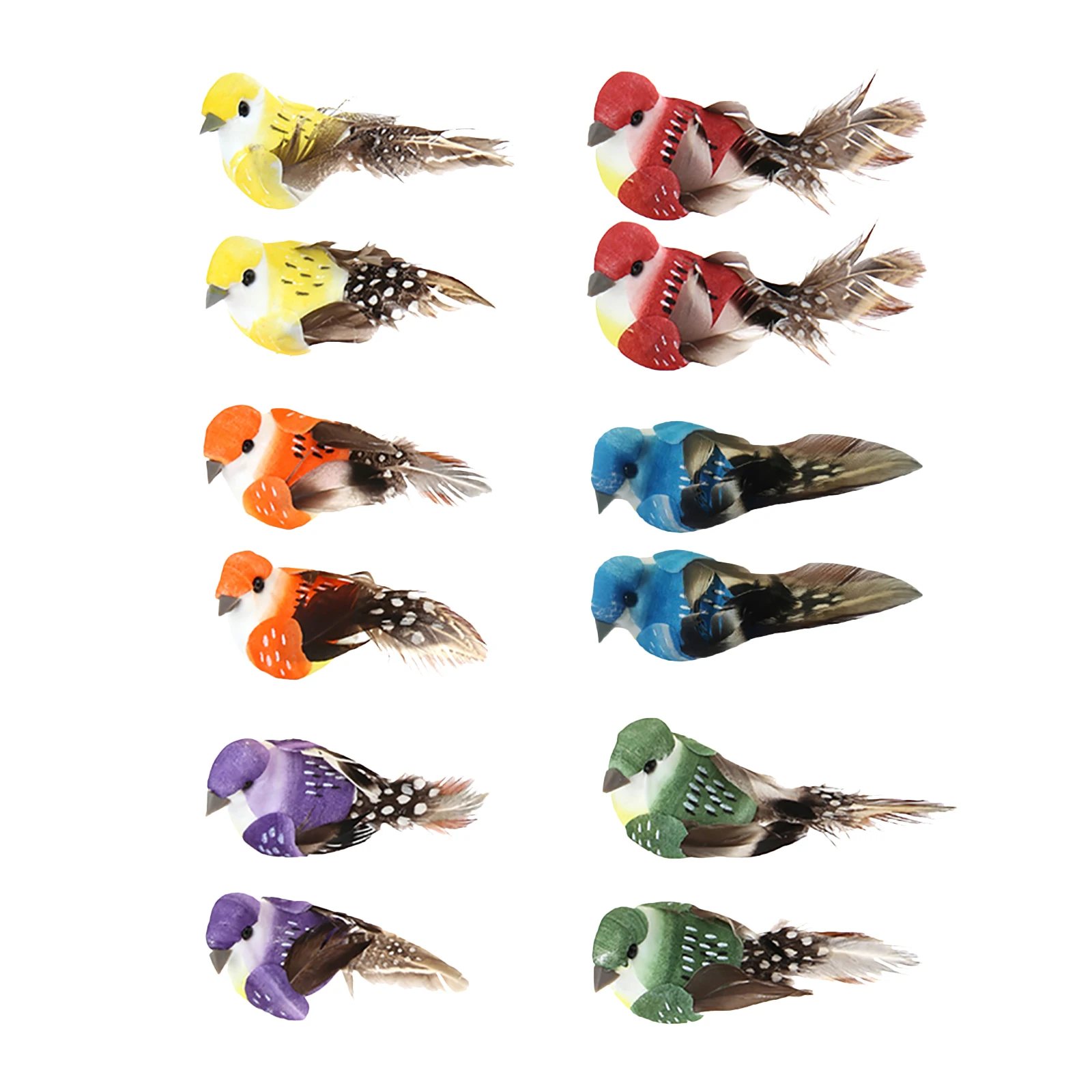 Home Decor Ikea - 12pcs 세트 인공 조류 가짜 거품
