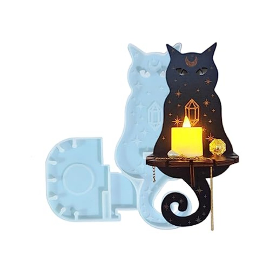 Home Decor On Wall - 레진 몰드 실리콘, 벽걸이 양초 홀더