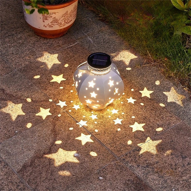Home Decor Outdoor - 정원 스타 프로젝터 램프 걸이형 태양광