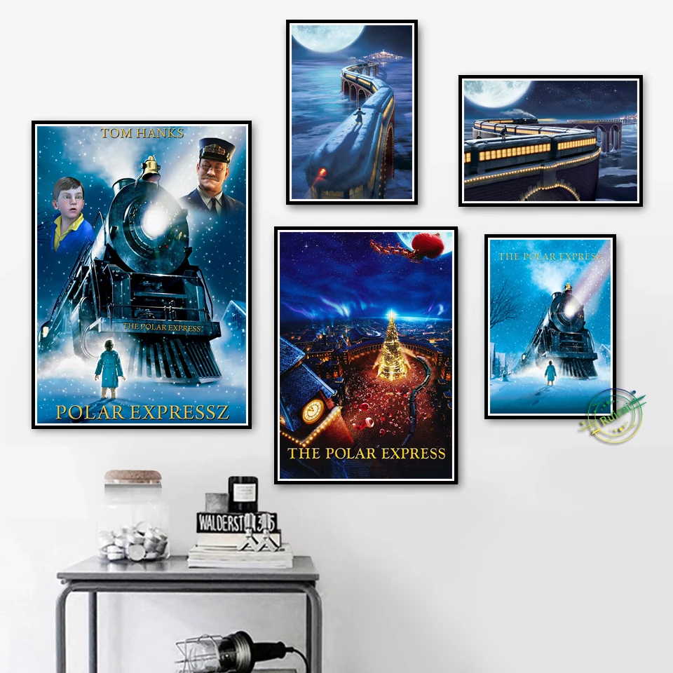 Home Decor Express - 폴라 익스프레스 MoviePoster 벽 아트 스티커