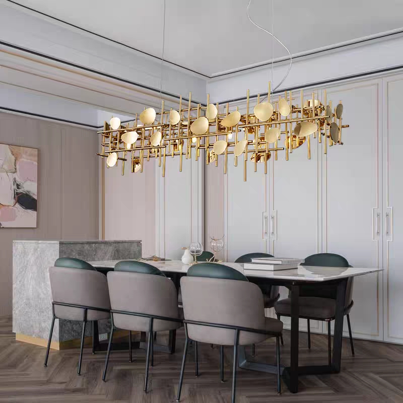 Home Decor Design Ideas - 디자이너 데코 아이디어 기하학적 라인 펜던트