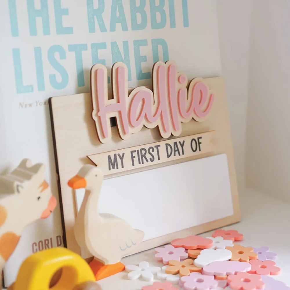 Home Decor For Birthday - 1Pc 맞춤형 첫날 및 마지막 날