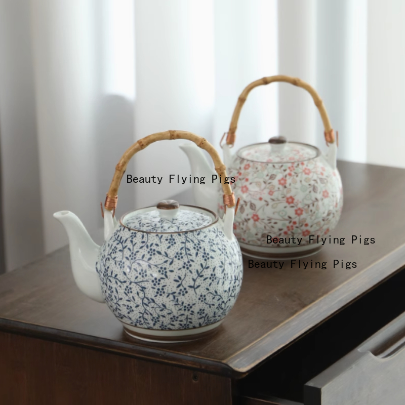 Home Decor Ikea - 1100ml 세라믹 주전자 세라믹 일본식 차