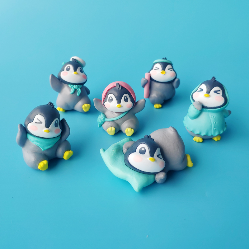 Home Decor Ikea - 6 Pcs 만화 귀여운 펭귄 아기