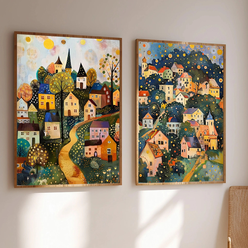 Home Decor Exhibition - 꽃밭 마을 밤나무 구스타프 클림트 전시