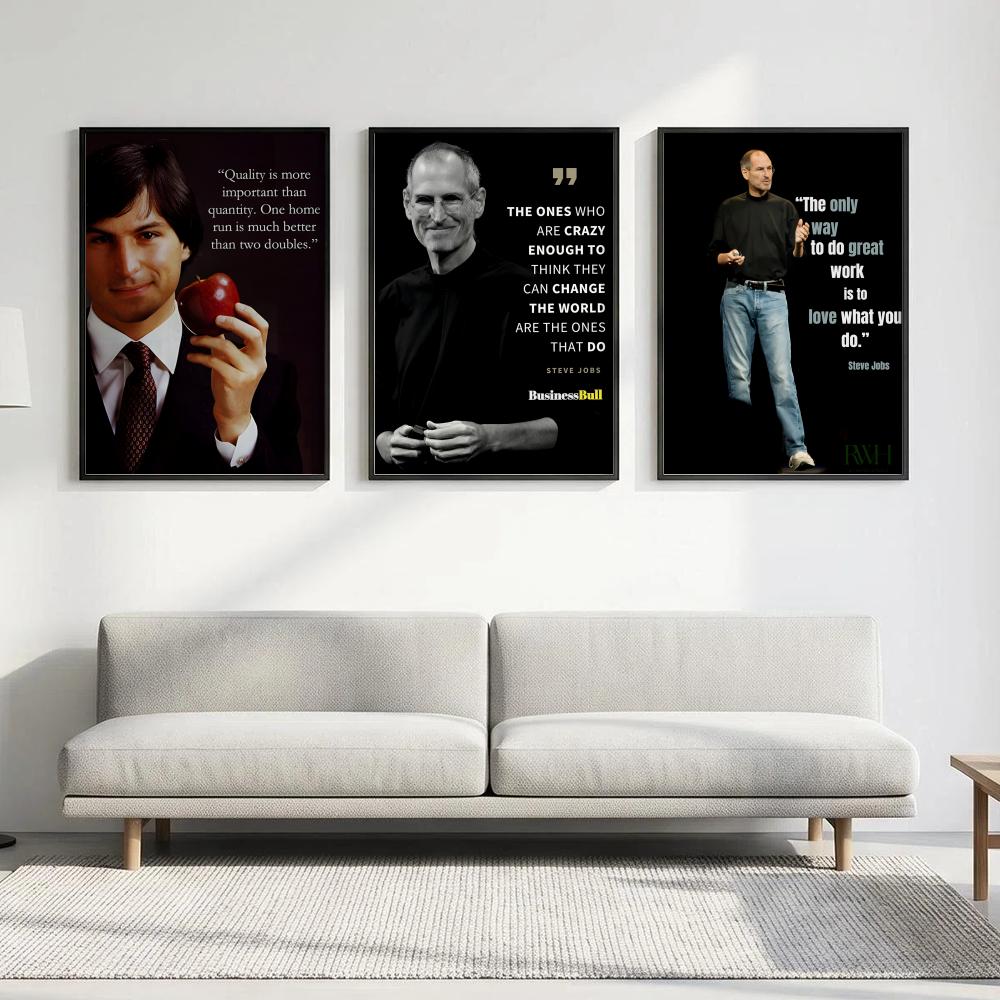 패턴 S-스티브 J-Jobs Q-quotes 포스터 H - Home Decor Jobs 리뷰 및 가격
