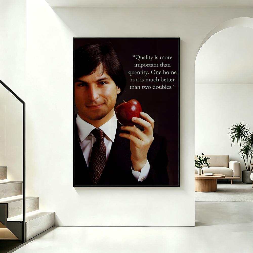 패턴 S-스티브 J-Jobs Q-quotes 포스터 H - Home Decor Jobs 리뷰 및 가격