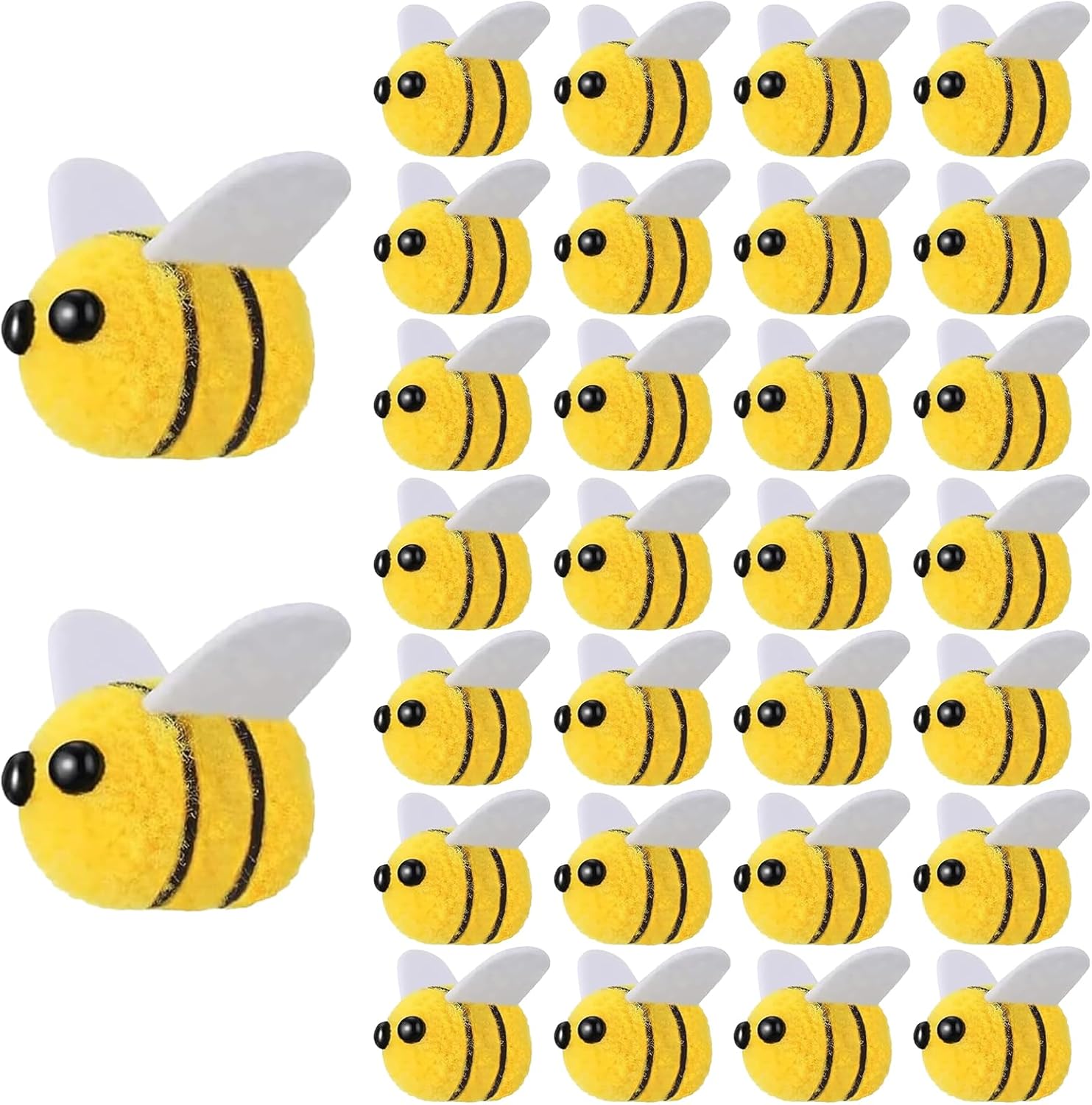 20Pcs 꿀벌 Pompom 머리 공 폴리 에스터 어린 - Home Decor Ikea 리뷰 및 가격