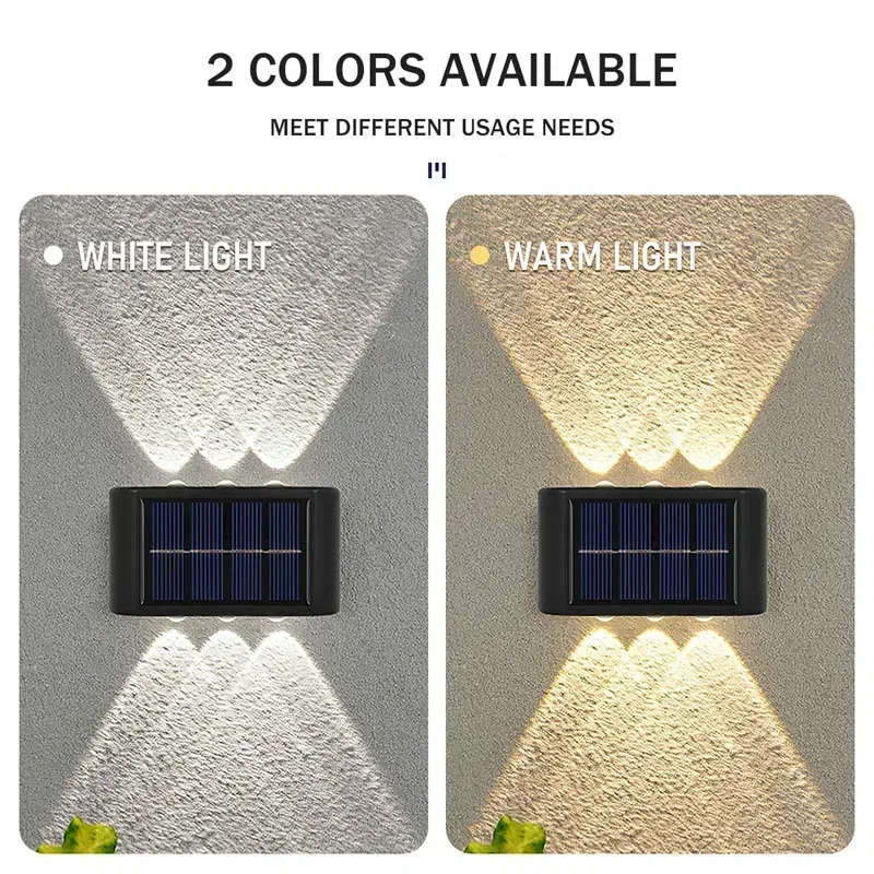 LED 태양광 조명 야외 방수 솔라 벽등 위아래 발광  - Home Decor Outdoor 리뷰 및 가격