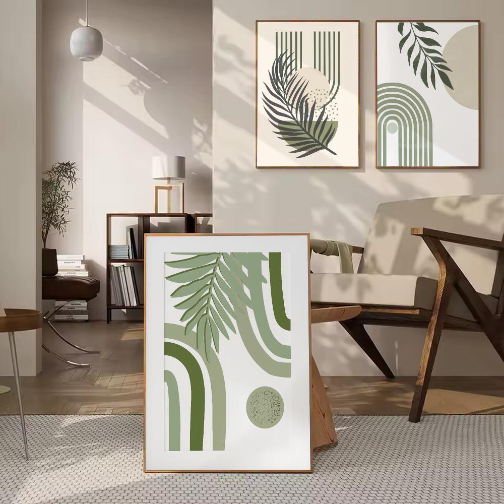 세이지 그린 HD 벽 아트 포스터, 미드 센추리 모던  - Home Decor Japandi Style 리뷰 및 가격