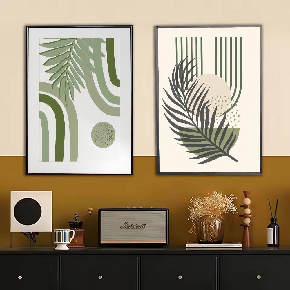 세이지 그린 HD 벽 아트 포스터, 미드 센추리 모던  - Home Decor Japandi Style 리뷰 및 가격