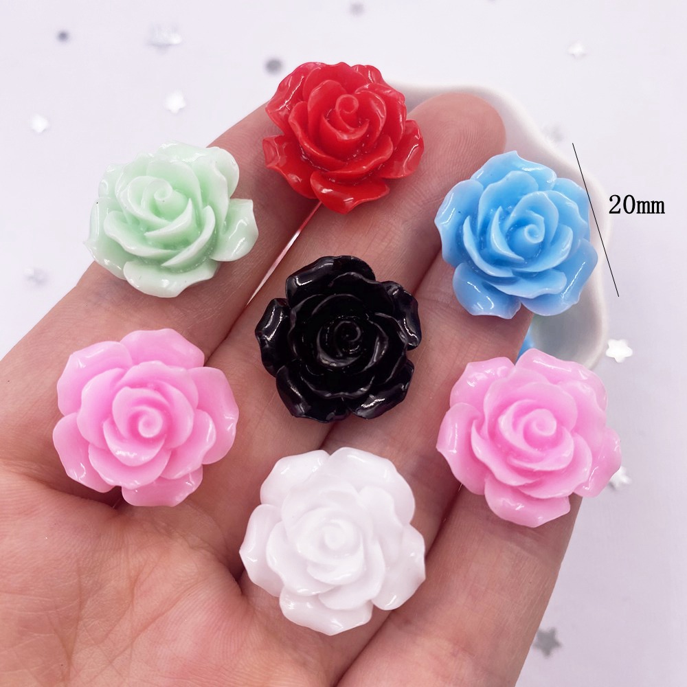 20mm 수지 반짝 이는 장미 Flatback 꽃 돌  - Home Decor Ikea 리뷰 및 가격