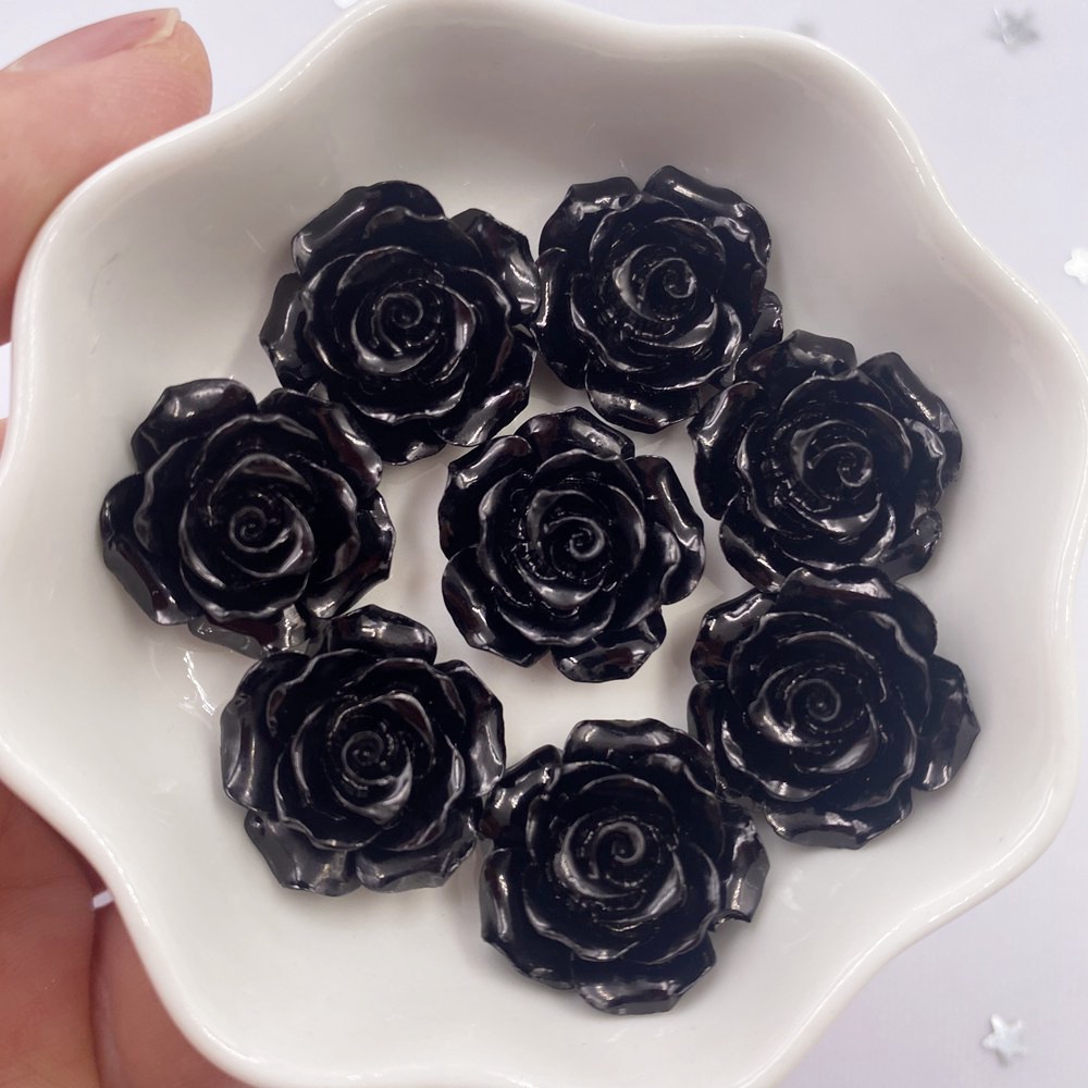 20mm 수지 반짝 이는 장미 Flatback 꽃 돌  - Home Decor Ikea 리뷰 및 가격