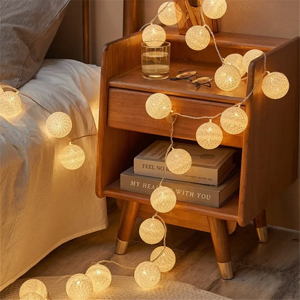 할로윈 코튼 화환 공 조명 문자열 크리스마스 야외 교수 - Fairy Lights Bedroom 리뷰 및 가격