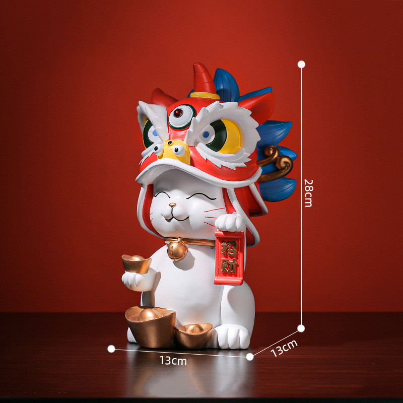 자금성 사자 춤 행운의 고양이 수지 가정 장식, 매장  - Home Decor Ikea 리뷰 및 가격
