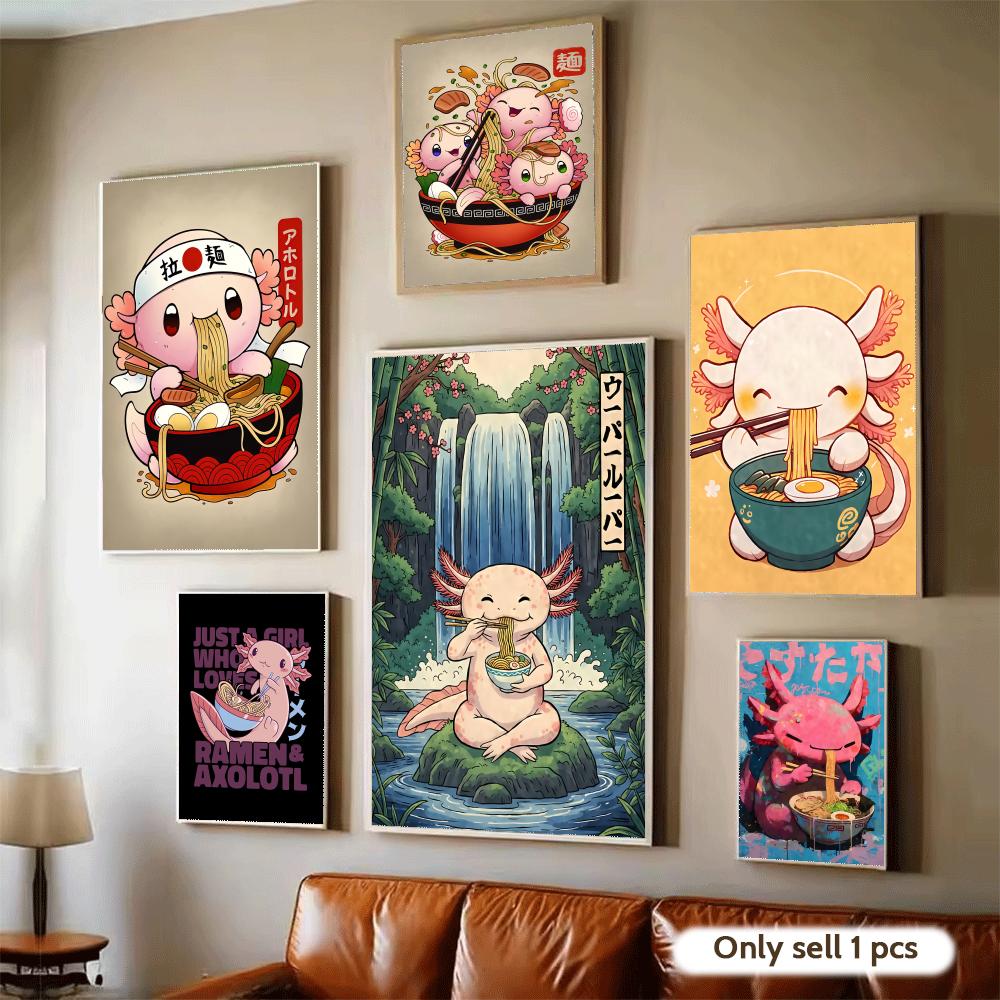 라면 아홀로틀 아트 디자인 포스터 침실 및 거실 홈 데 - Home Decor Design Ideas 리뷰 및 가격