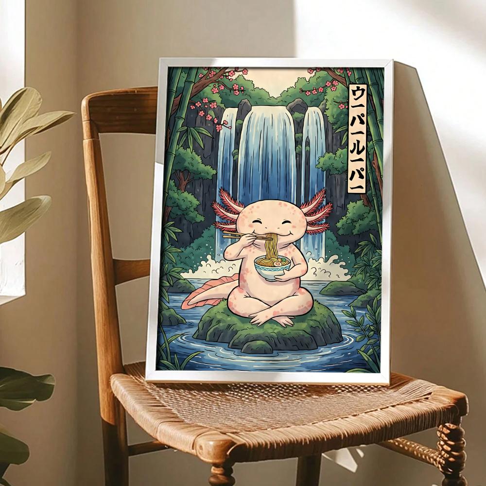 라면 아홀로틀 아트 디자인 포스터 침실 및 거실 홈 데 - Home Decor Design Ideas 리뷰 및 가격