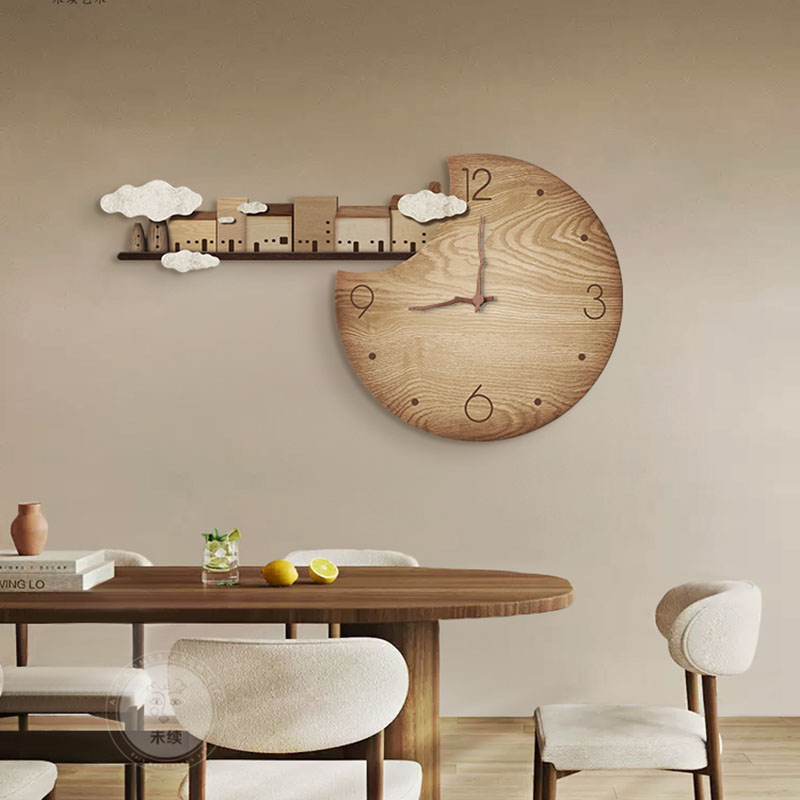 자판디 스타일 나무결 무소음 벽시계 자연스러운 모던 디 - Home Decor Japandi Style 리뷰 및 가격