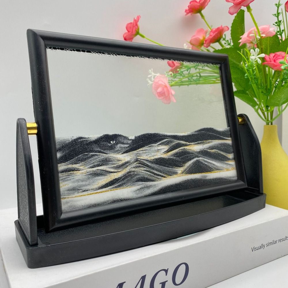 회전 가능한 모래 예술 그림, 흐르는 모래 크리스마스  - Sand Art Picture 리뷰 및 가격
