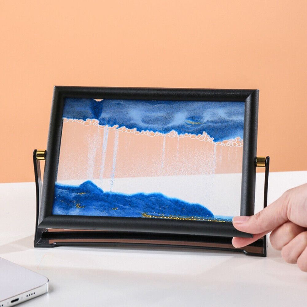 회전 가능한 모래 예술 그림, 홈 데코, 크리스마스 선 - Sand Art Picture 리뷰 및 가격