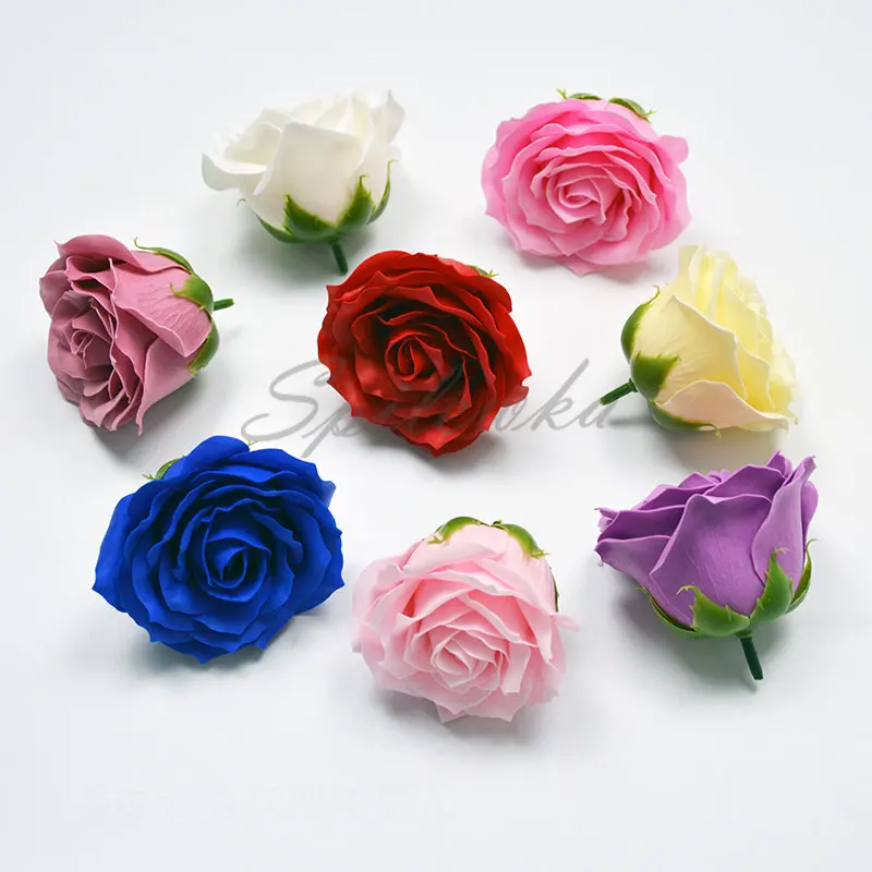 Spilewka 6 층 Dia7cm 품질 장미 꽃 머리 - Home Decor For Birthday 리뷰 및 가격