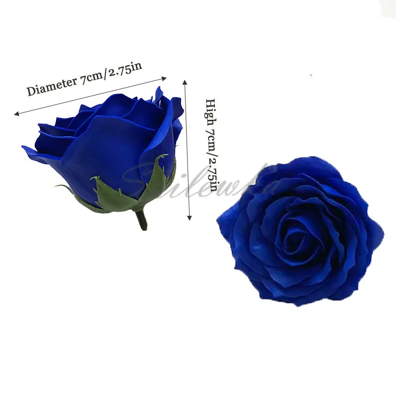 Spilewka 6 층 Dia7cm 품질 장미 꽃 머리 - Home Decor For Birthday 리뷰 및 가격