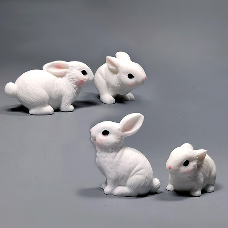 인공 흰 토끼 부활절 장식 시뮬레이션 작은 토끼 요정  - Home Decor Ikea 리뷰 및 가격