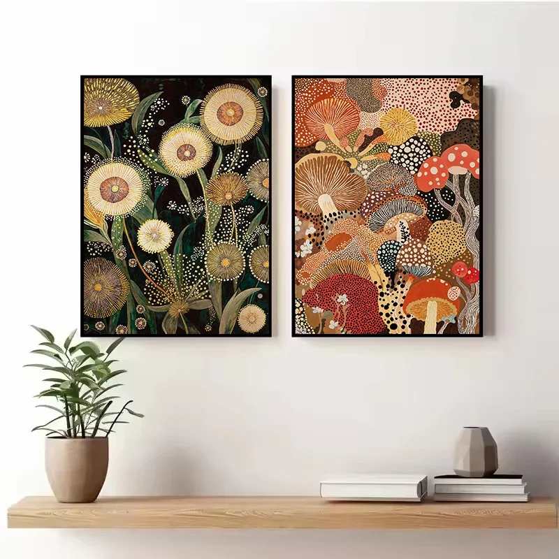 야요이 쿠사마 무한한 세계 다채로운 해파리 꽃 포스터  - Home Decor Exhibition 리뷰 및 가격
