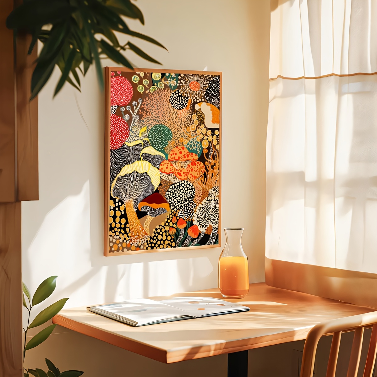 야요이 쿠사마 무한한 세계 다채로운 해파리 꽃 포스터  - Home Decor Exhibition 리뷰 및 가격