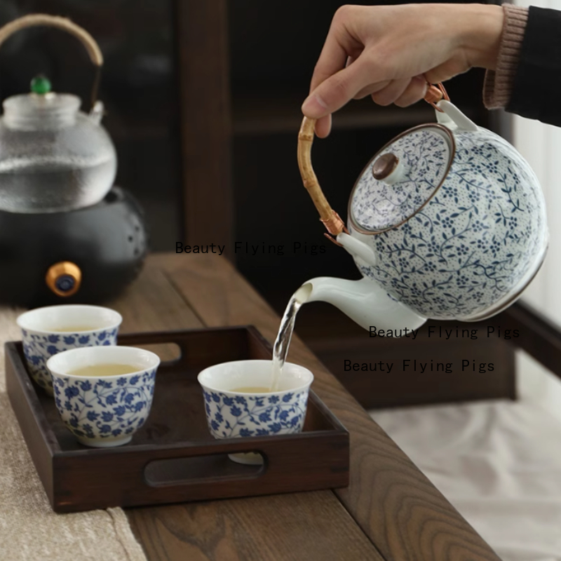 1100ml 세라믹 주전자 세라믹 일본식 차 주전자 필 - Home Decor Ikea 리뷰 및 가격