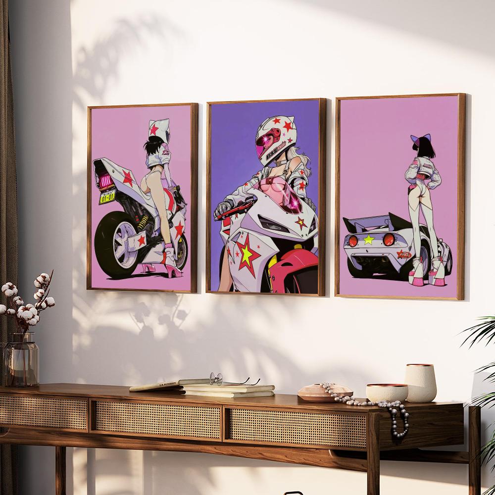 Japandi 스타일 은빛 밝은 색상 포스터 미적 벽  - Home Decor Japandi Style 리뷰 및 가격