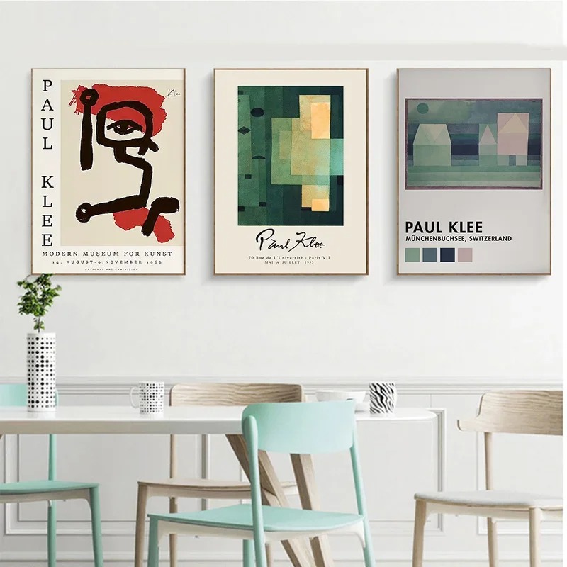 Paul Klee 전시 스타일 벽 예술 미니멀리스트 인 - Home Decor Exhibition 리뷰 및 가격