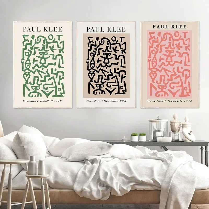Paul Klee 전시 스타일 벽 예술 미니멀리스트 인 - Home Decor Exhibition 리뷰 및 가격