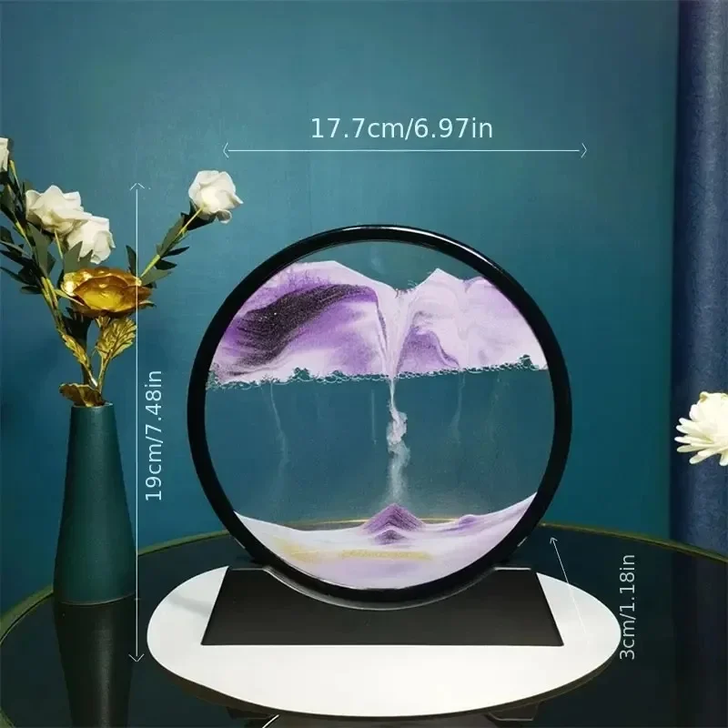 흐르는 모래시계 모래 예술 그림 유리 깊은 바다 풍경  - Sand Art Picture 리뷰 및 가격