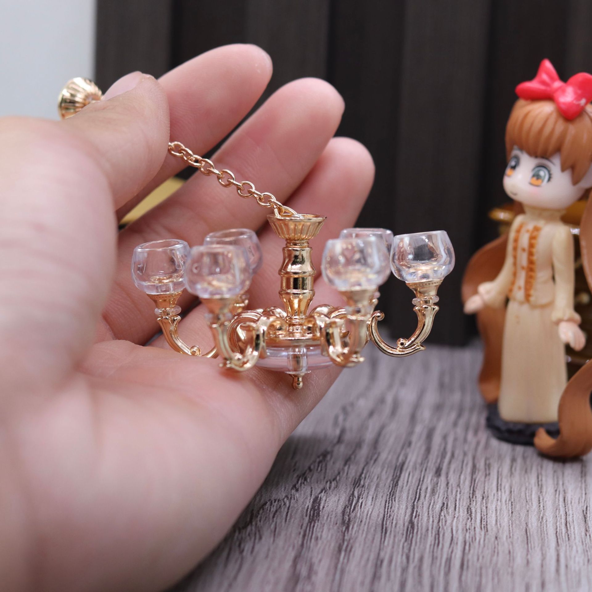 1Pcs 인형 집 미니어처 레트로 천장 조명 샹들리에  - Home Decor Ikea 리뷰 및 가격