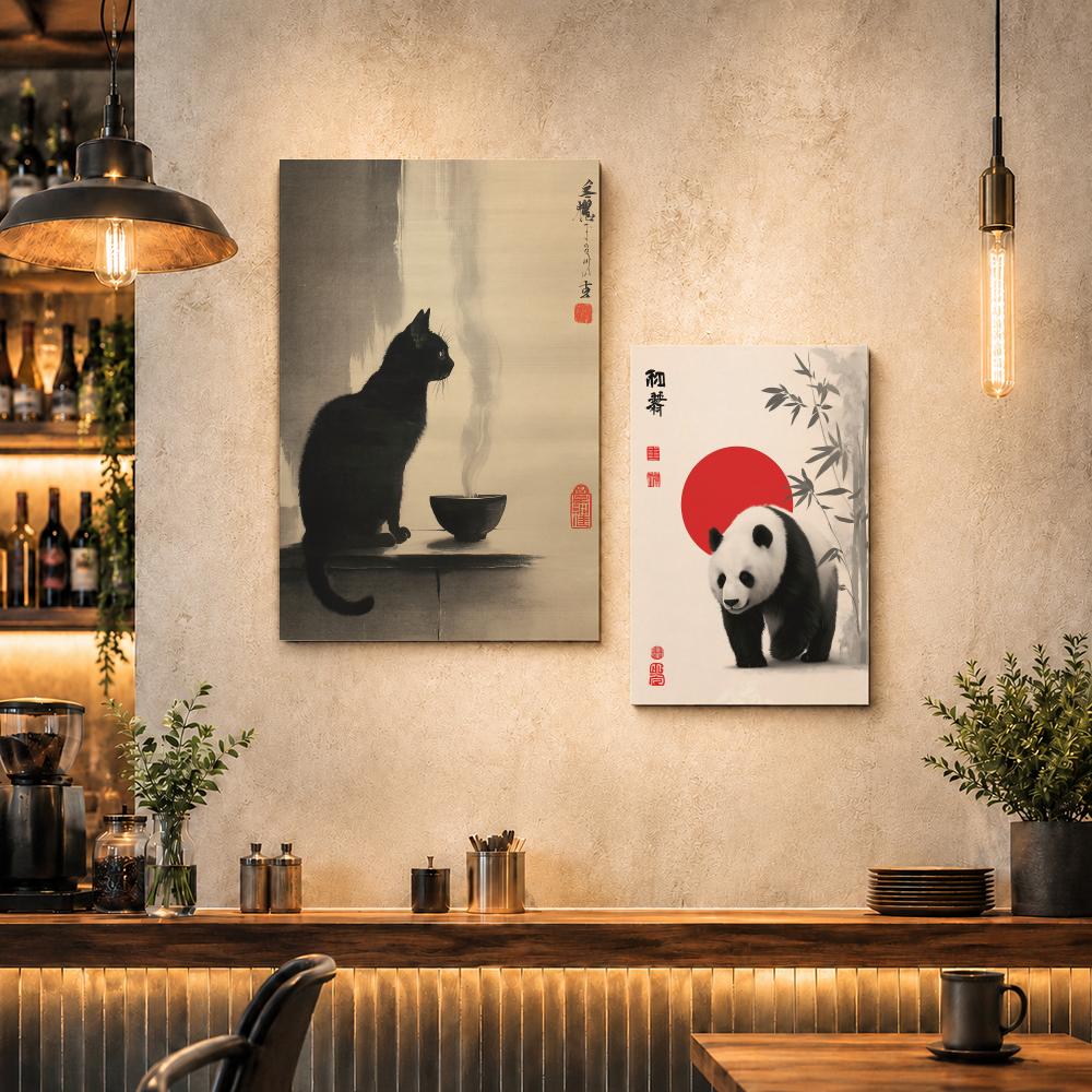 아트 스타일 J-JapandiS 포스터 빈티지 레트로  - Home Decor Japandi Style 리뷰 및 가격