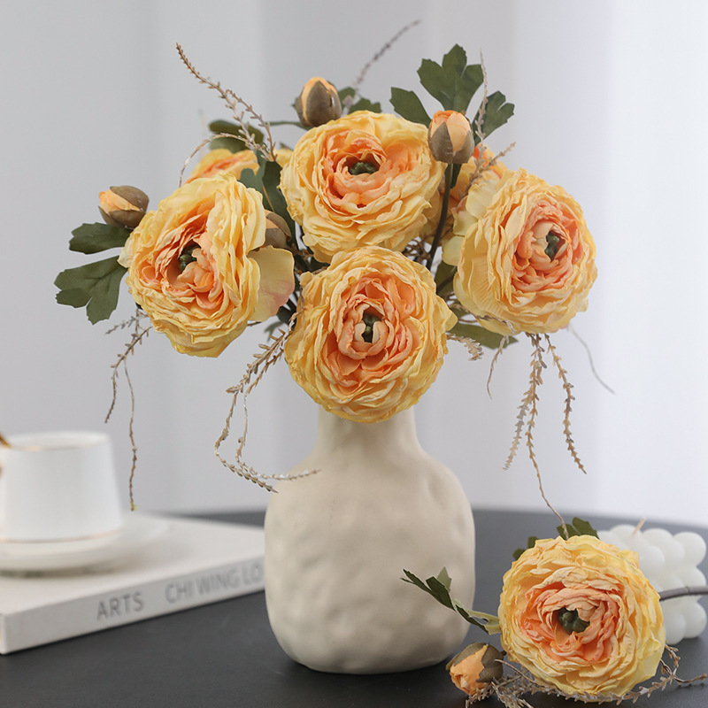실크 플라워 사실적인 디자인 작약꽃 조화 고급 품질 호 - Home Decor Design Ideas 리뷰 및 가격