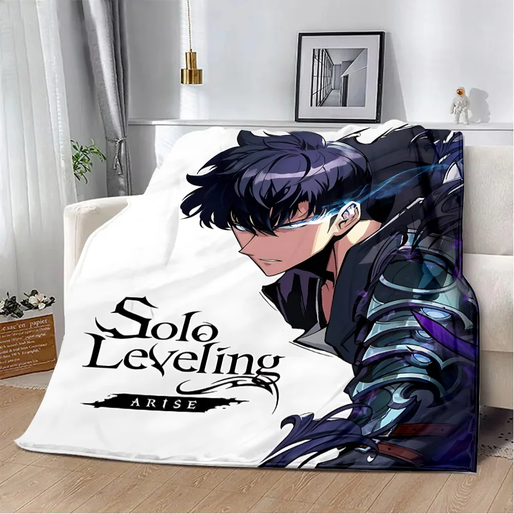 보라색 잘생긴 솔로 레벨링 만화 3D 프린트 담요 플란 - Home Decor Solo 리뷰 및 가격